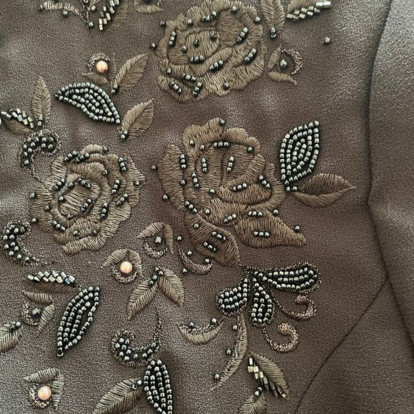 Vintage John Meyer of Norwich Beaded Jacket / Blazer Size 8 - Picture 8 of 9